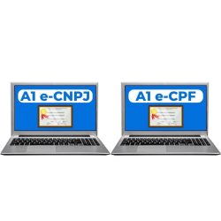 Combo Certificado A1 E-cpf + A1 E-cnpj