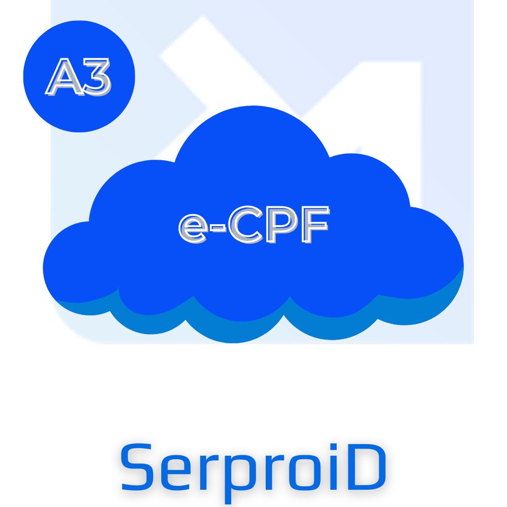 Certificado Digital A3 CPF Nuvem SerproID 1 Ano 3 Certificado Digital A3 Cpf Nuvem Serproid