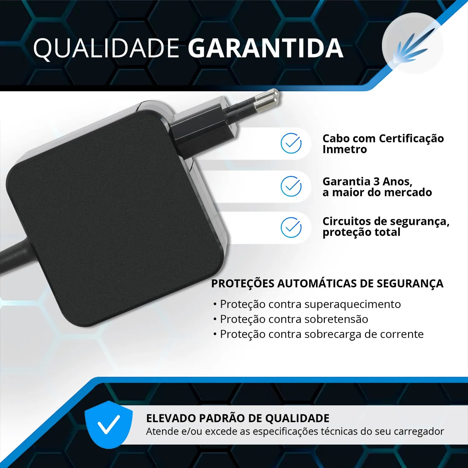 Carregador Fonte Notebook USB-C Tipo C 65W - Imagem 4