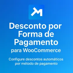Plugin Woocomerce Desconto por forma de pagamento TM
